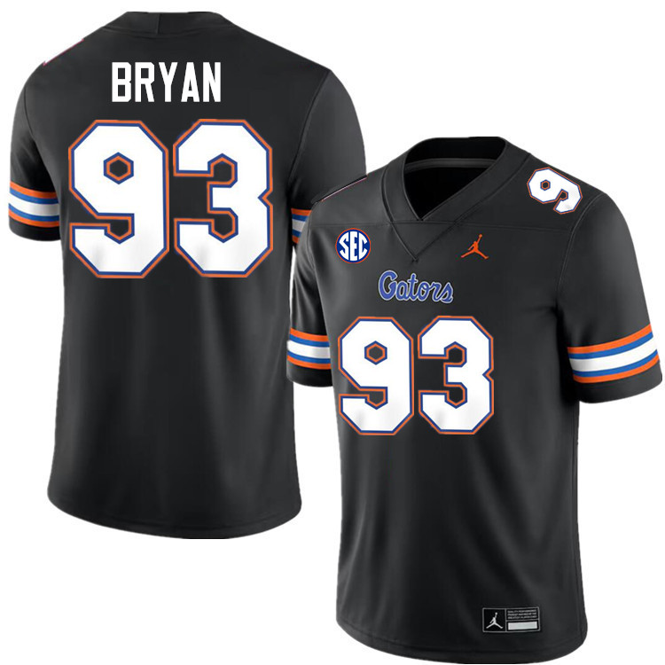 Taven Bryan Florida Jersey,Florida Gators #93 Taven Bryan Jersey Youth Uniforms-Black